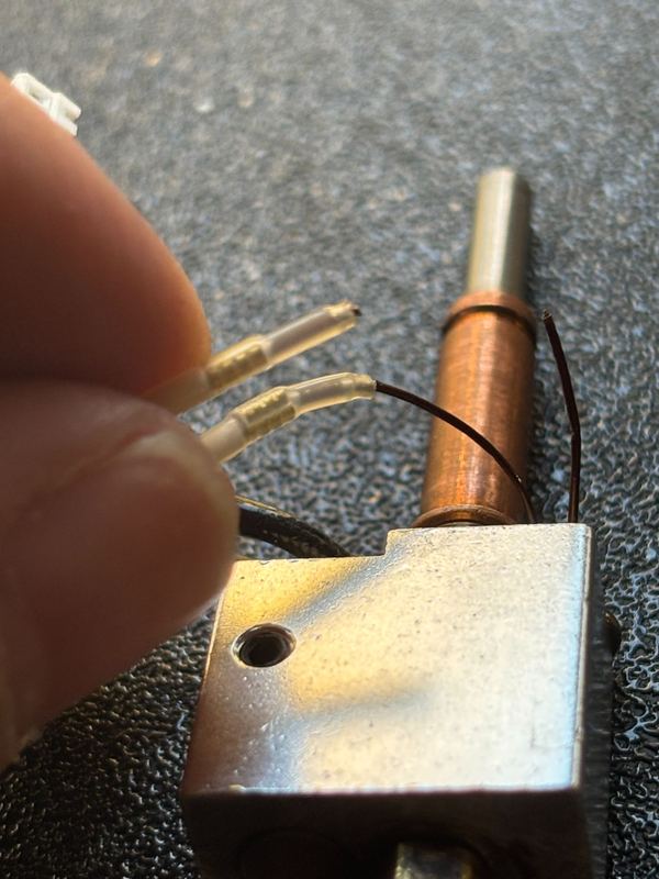 Replacing a hotend heater cartridge and thermistor