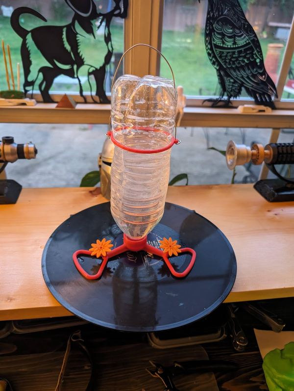 Hummingbird feeder
