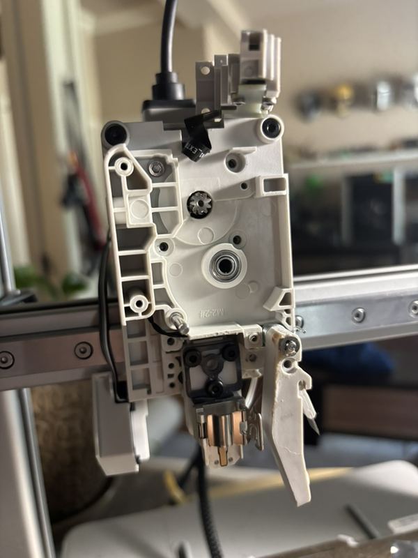 Toolhead stripped down and cleaned